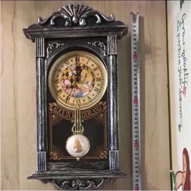 ディズニープリンセス アリエル アンティーク調 壁掛け 振り子時計