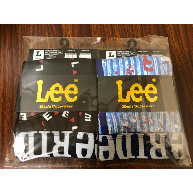 Lee(リー)のLee ボクサーブリーフ Lサイズ 2枚 メンズのアンダーウェア(ボクサーパンツ)の商品写真