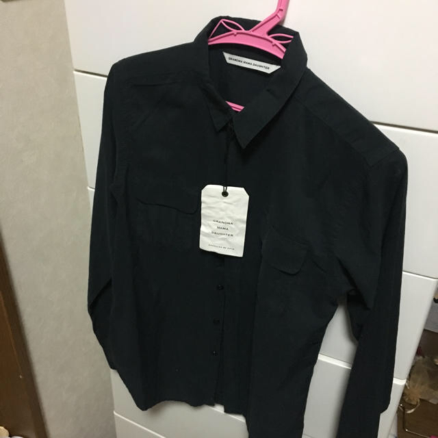KATO`(カトー)のグランドママドーター  長袖シャツ  黒 新品 レディースのトップス(シャツ/ブラウス(長袖/七分))の商品写真