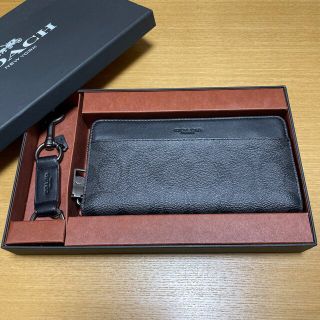 コーチ(COACH)の☆☆ 新品 ☆☆ コーチ メンズ 長財布 キーリング セット ☆☆(長財布)