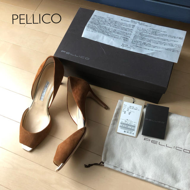 タグ有極美品⭐️plage購入／PELLICO／ペリーコ オープントゥ パンプス