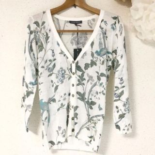 ローラアシュレイ(LAURA ASHLEY)の新品٩(๑❛ᴗ❛๑)۶ ローラアシュレイ 花鳥 カーディガン(カーディガン)