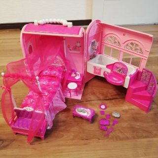 バービー(Barbie)のバービー　ゆめみるピンクのベッドルーム(ぬいぐるみ/人形)