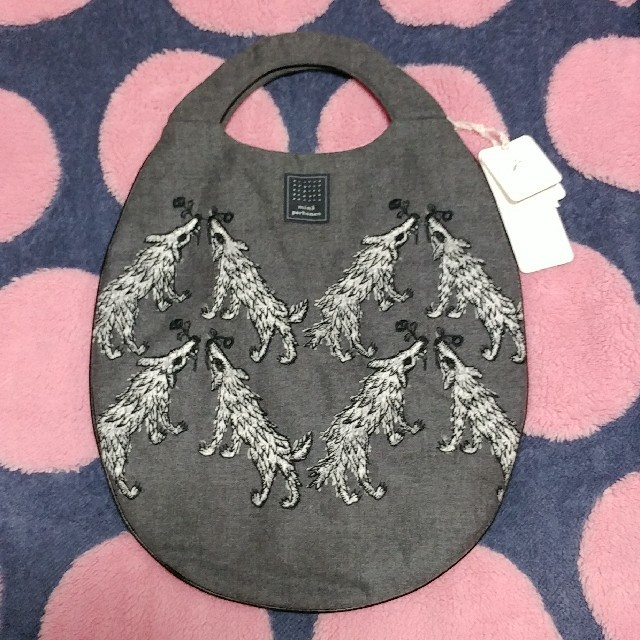 【最終値下げ】ミナペルホネン　egg bag wolf\u0026flower