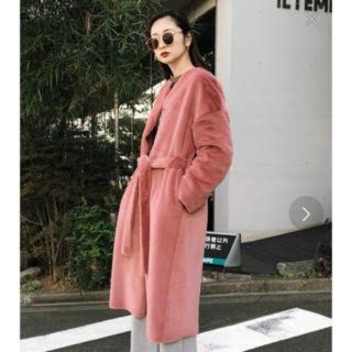 Ameri VINTAGE - AMERI 2Way SOFT BOA LONG COAT の通販 by モカ's