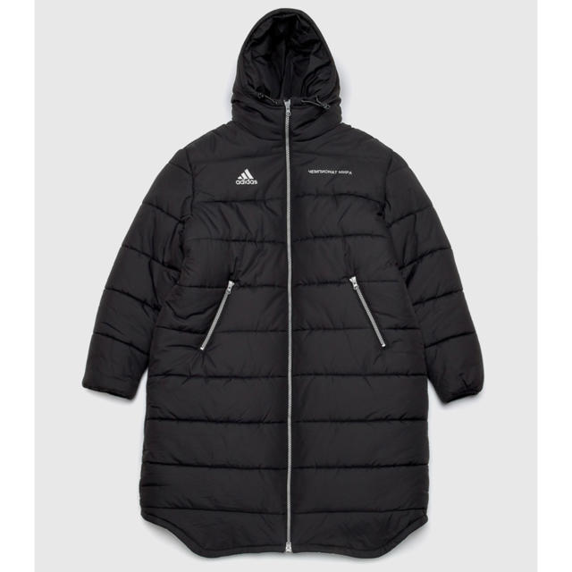 COMME des GARCONS(コムデギャルソン)のgosha rubchinsky ×adidas coat black ダウン メンズのジャケット/アウター(ダウンジャケット)の商品写真