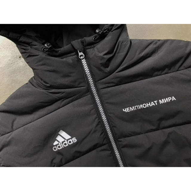 COMME des GARCONS(コムデギャルソン)のgosha rubchinsky ×adidas coat black ダウン メンズのジャケット/アウター(ダウンジャケット)の商品写真