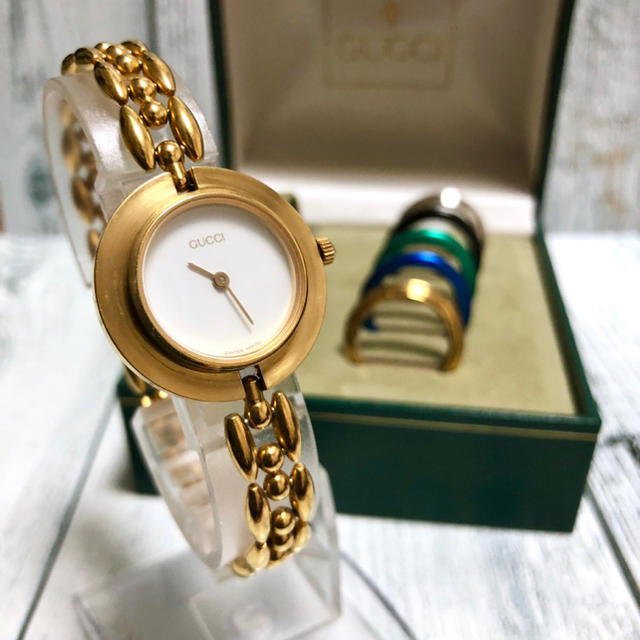 お得セット G - 【電池交換済み】GUCCI グッチ チェンジベゼル 11/12.2