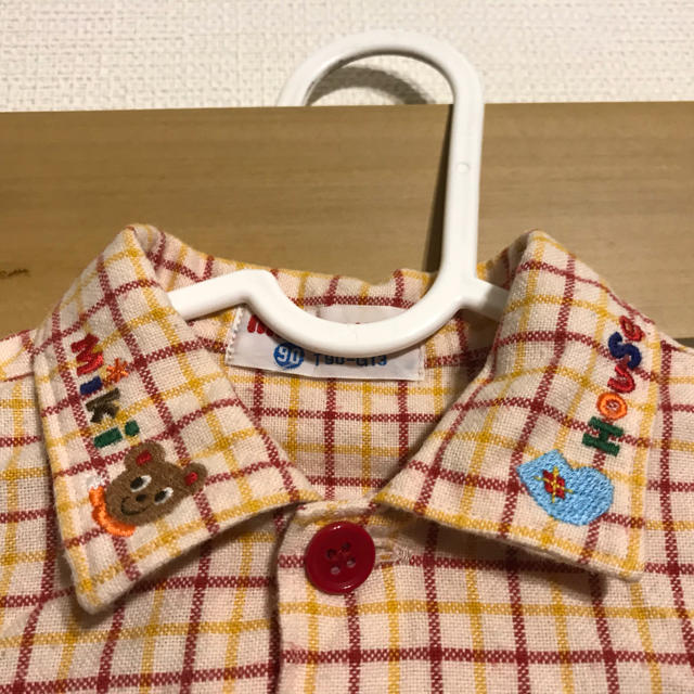 mikihouse(ミキハウス)のミキハウス  ワイシャツ キッズ/ベビー/マタニティのキッズ服男の子用(90cm~)(ブラウス)の商品写真