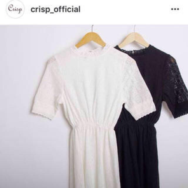 Crisp(クリスプ)のmarochi様専用 Crisp クラシックレースワンピース レディースのワンピース(ひざ丈ワンピース)の商品写真