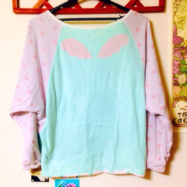 milklim(ミルクリーム)のリバーシブルラグランTシャツ レディースのトップス(カットソー(長袖/七分))の商品写真