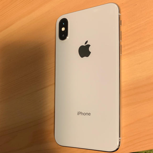 美品 SIMフリー iPhoneX 256GB シルバー Apple