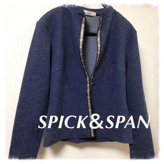 スピックアンドスパン(Spick & Span)のデニム風ジャケット(Gジャン/デニムジャケット)