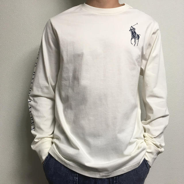 POLO RALPH LAUREN(ポロラルフローレン)の新品タグ付きPOLO RALPH LAUREN ポロラルフローレンロングTシャツ メンズのトップス(Tシャツ/カットソー(七分/長袖))の商品写真