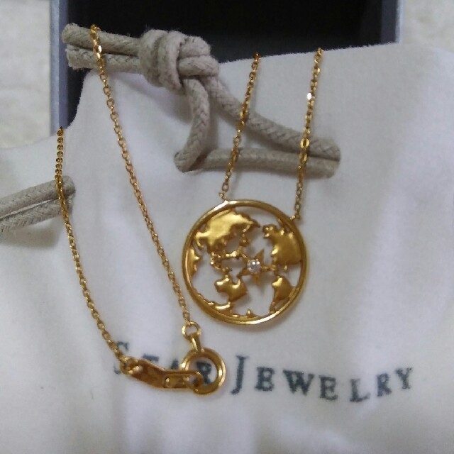 《専用です》STAR JEWELRY K18 地球モチーフネックレス