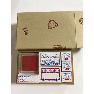 ファミリア(familiar)のファミリアスタンプセット (はんこ)