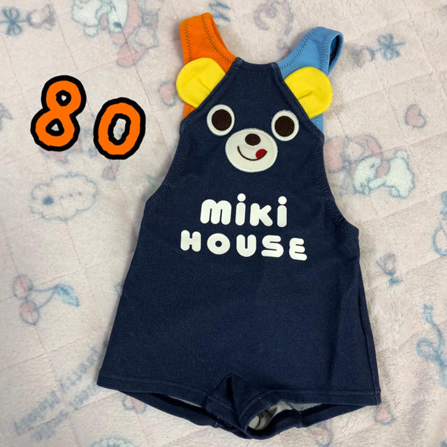 mikihouse(ミキハウス)の希少！美品【ミキハウス】なりきりプッチー水着 80 キッズ/ベビー/マタニティのベビー服(~85cm)(水着)の商品写真