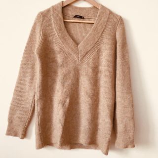 ザラ(ZARA)のZARAザラ モヘアニット【M】ベージュ(ニット/セーター)