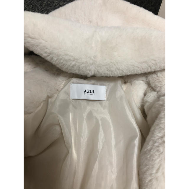 AZUL by moussy(アズールバイマウジー)の新品・未使用 AZULファーコート レディースのジャケット/アウター(毛皮/ファーコート)の商品写真