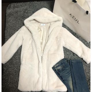 アズールバイマウジー(AZUL by moussy)の新品・未使用 AZULファーコート(毛皮/ファーコート)