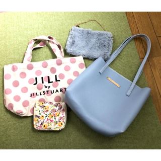 ジルスチュアート(JILLSTUART)のジルスチュアートのトートバッグとポーチ付き合皮バックと財布(トートバッグ)