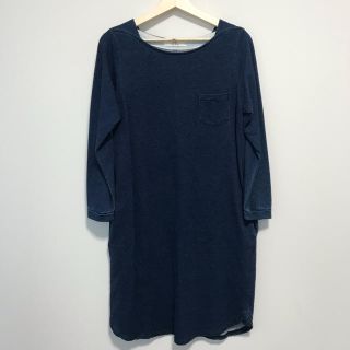 イッカ(ikka)の★新品★ikka★ストレッチデニムワンピース★M★イッカ★(ひざ丈ワンピース)