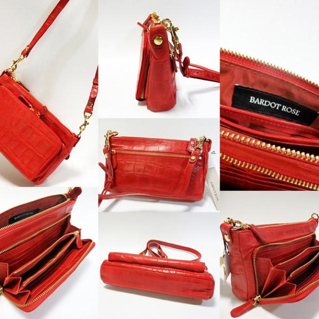 REGALO(レガロ)のバルドロゼ 赤 お財布バック  レガロ レディースのファッション小物(財布)の商品写真