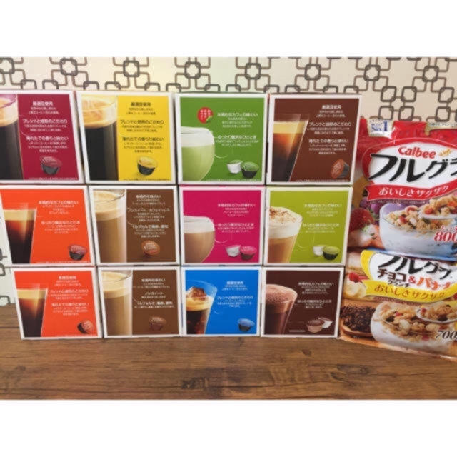 Nestle(ネスレ)のフルーツグラノーラ ネスレ  ネスカフェ ドルチェグスト  カプセル 食品/飲料/酒の食品(菓子/デザート)の商品写真