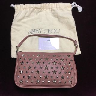 ジミーチュウ(JIMMY CHOO)の【新品】ジミー チュウ JIMMYCHOO  スタースタッズ ポーチ ミニバッグ(ハンドバッグ)