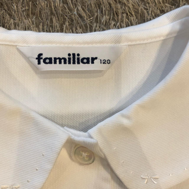 familiar(ファミリア)のfamiliar 半袖 ブラウス サイズ120 キッズ/ベビー/マタニティのキッズ服女の子用(90cm~)(ブラウス)の商品写真