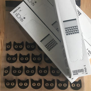 イケア(IKEA)の☆IKEA ネコ柄 ジップ袋 4箱☆(収納/キッチン雑貨)