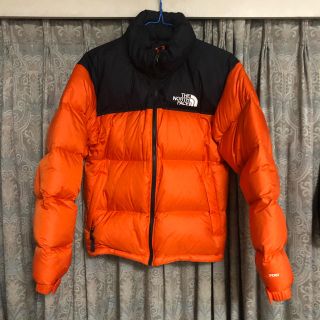 ザノースフェイス(THE NORTH FACE)のS THE NORTH FACE 1996 nuptse jacket オレンジ(ダウンジャケット)