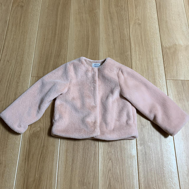 Branshes(ブランシェス)のブランシェス ノーカラーファージャケット 120センチ キッズ/ベビー/マタニティのキッズ服女の子用(90cm~)(ジャケット/上着)の商品写真