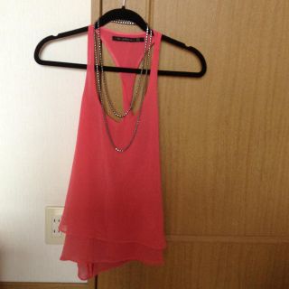 ザラ(ZARA)の【夏物処分】新品ZARAタンク(タンクトップ)