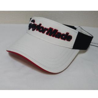 テーラーメイド(TaylorMade)の🌸新生活応援セール🌸テーラーメイド サンバイザー 白赤(ウエア)