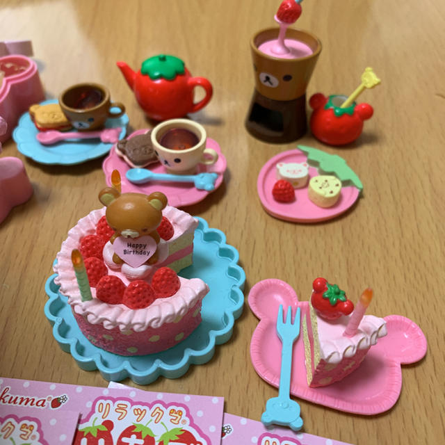 リラックマ いちごスイーツパーティー リーメント セットの通販 by 断