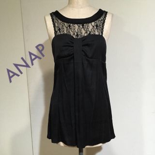 アナップ(ANAP)のANAP ノースリーブ レーストップス(カットソー(半袖/袖なし))