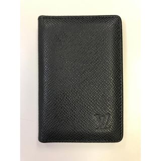 ルイヴィトン(LOUIS VUITTON)のルイヴィトン 名刺入れ 黒 中古(名刺入れ/定期入れ)