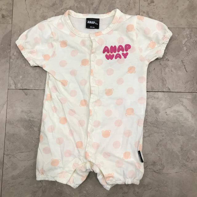 ANAP(アナップ)のANAP ベビー ロンパース キッズ/ベビー/マタニティのベビー服(~85cm)(ロンパース)の商品写真