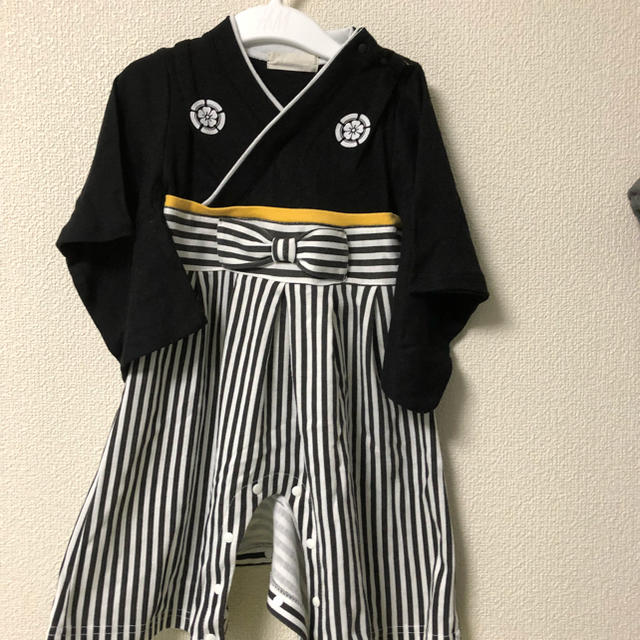 袴ロンパース   80cm キッズ/ベビー/マタニティのベビー服(~85cm)(和服/着物)の商品写真