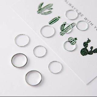 ビューティアンドユースユナイテッドアローズ(BEAUTY&YOUTH UNITED ARROWS)のring 10piece set❤︎【silver】(リング(指輪))