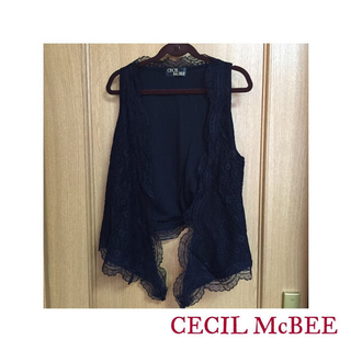 セシルマクビー(CECIL McBEE)のCECIL McBE レースジレ(ベスト/ジレ)