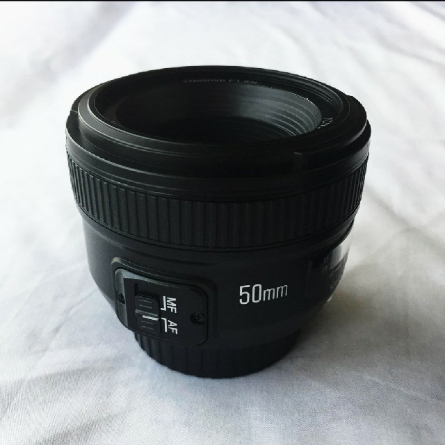 50mm F1.8 単焦点レンズ！カメラ女子！お洒落！美品初めての単焦点レンズ！レンズ(単焦点)