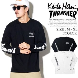 スラッシャー(THRASHER)の本日限りの値段‼︎THRASHER×Keith HaringコラボロンT(Tシャツ/カットソー(七分/長袖))