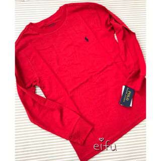 ラルフローレン(Ralph Lauren)のラルフローレン  長袖Tシャツ レッド 140センチ(Tシャツ/カットソー)