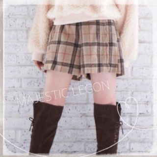 マジェスティックレゴン(MAJESTIC LEGON)の[MAJESTIC LEGON]ウエストスカラップショートパンツ(ショートパンツ)