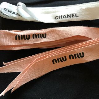 ミュウミュウ(miumiu)のCHANEL miumiu リボン4本セット(ラッピング/包装)