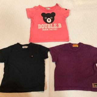 ダブルビー(DOUBLE.B)の専用★USED★まとめ売り #12 #8 80cm (Ｔシャツ)