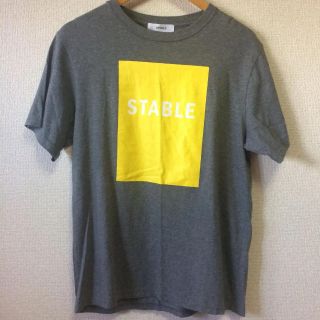 ディテールズ(DETAILS)のDeTaiLS グレー イエロー ロゴT(Tシャツ/カットソー(半袖/袖なし))