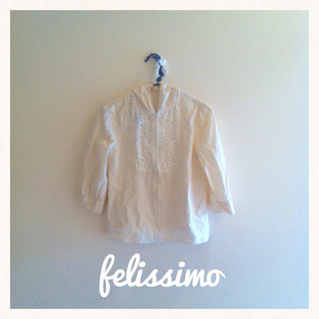 FELISSIMO(フェリシモ)の♡SALE♡お花畑レースのパーカー レディースのトップス(パーカー)の商品写真